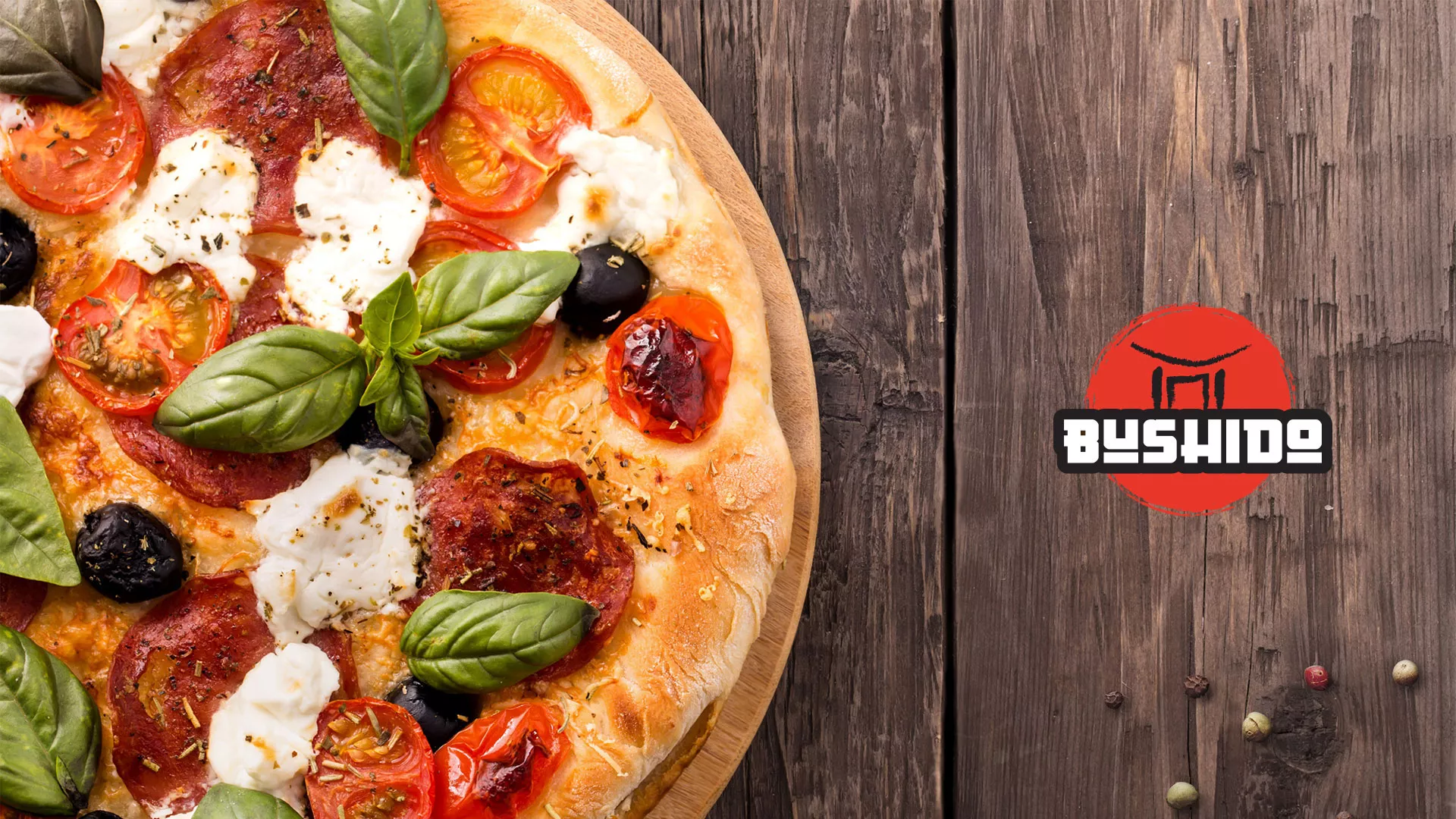 Разработка сайта для пиццерии «BUSHIDO» в Ермолино