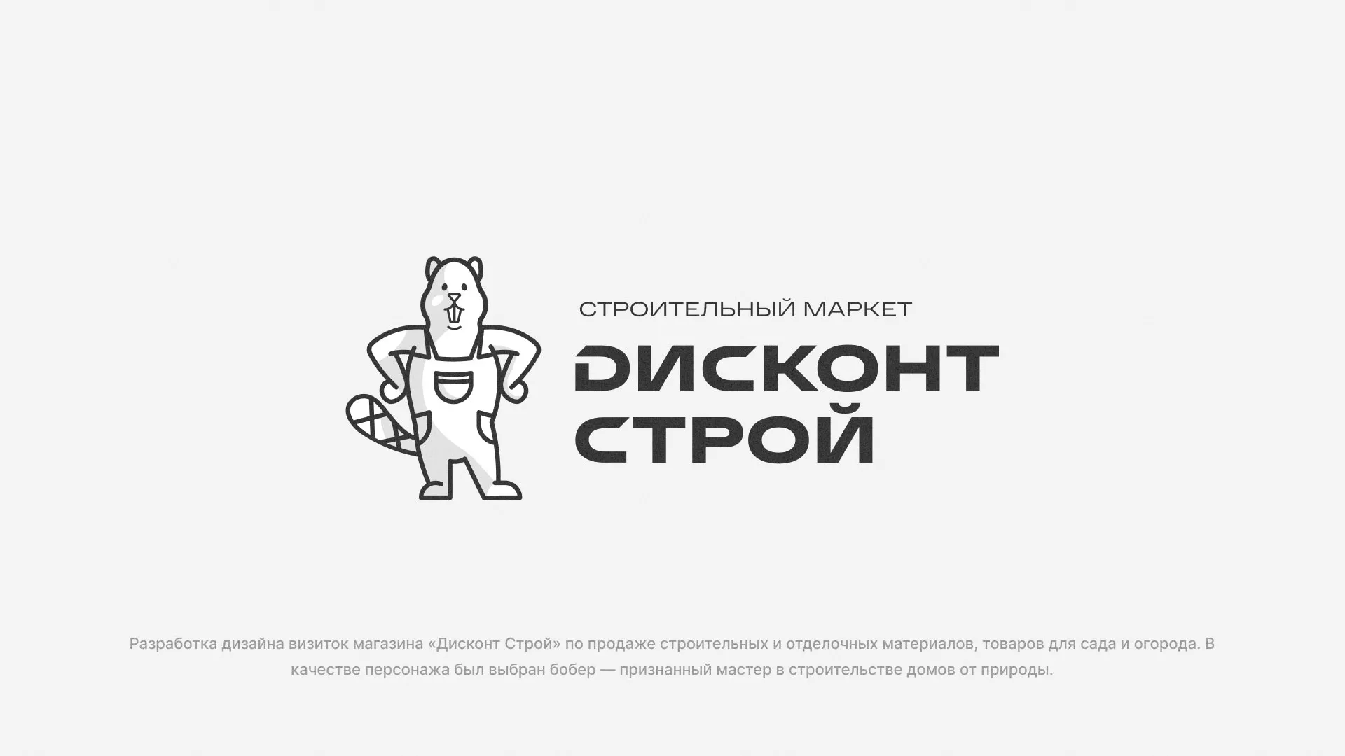 Разработка дизайна визиток магазина «Дисконт Строй» в Ермолино
